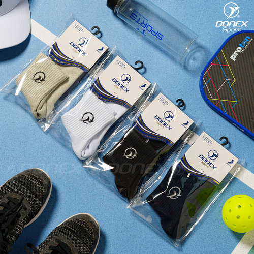 Tất thể thao Donex Gear cổ ngắn S80 ghi